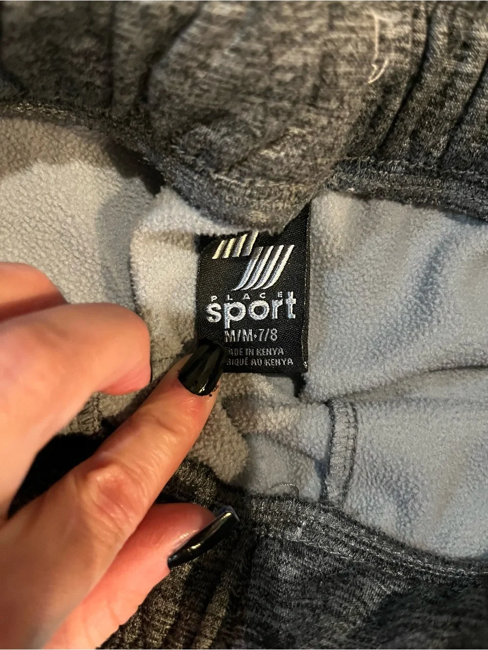 The Children's Place Dark Gray Knit Jogger Sweatpants